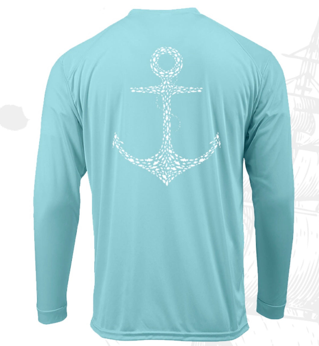 Fishing Anchor Men's SPF Shirt